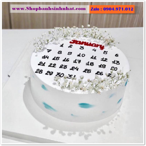 Bánh Sinh Nhật Cuốn Lịch - CL10